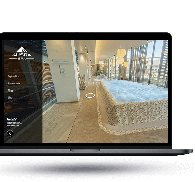 Poilsio sektoriaus 3D turas